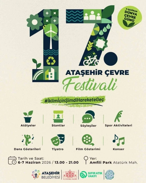 17. Ataşehir &Ccedil;evre Festivali başlıyor
