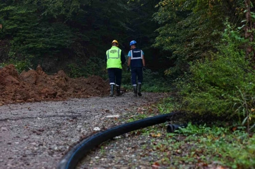 2 bin 800 metrelik hat ile Hendek Yarıca’nın içme su geleceği teminat altında
