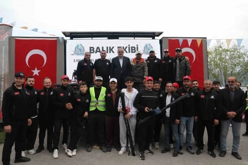 2. Geleneksel Balık Ekibi G&ouml;kkuşağı Alabalık Tutma Yarışması&rsquo;na yoğun ilgi
