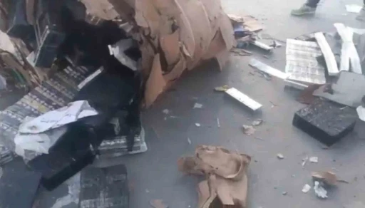 36 saatlik teknik takip 10 bin paket kaçak sigarayı ele verdi
