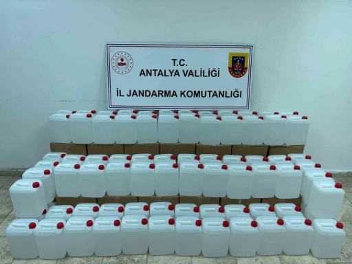 500 litre kaçak alkol ele geçirildi
