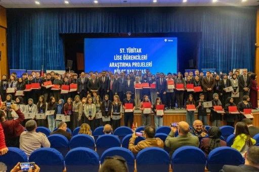 57. Lise &Ouml;ğrencileri Araştırma Projeleri B&ouml;lge Yarışması&rsquo;nda kazananlar belli oldu
