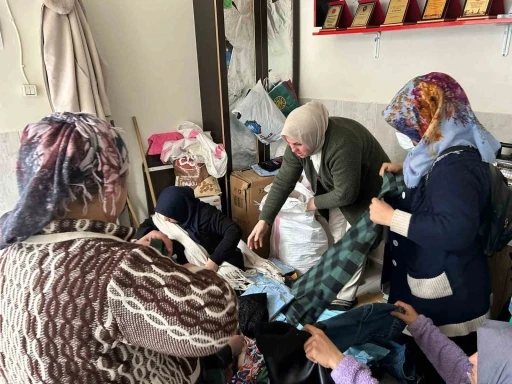 8 Martta ihtiya&ccedil; sahibi kadınlara kıyafet desteği
