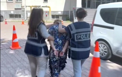 80 yıl kesinleşmiş cezası bulunan kadın polisten ka&ccedil;amadı
