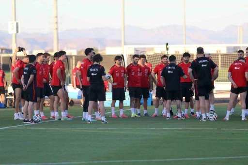 A Milli Futbol Takımı, ABD ma&ccedil;ı hazırlıklarına devam etti
