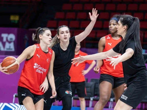 A Milli Kadın Basketbol Takımı, Litvanya maçı hazırlıklarını tamamladı
