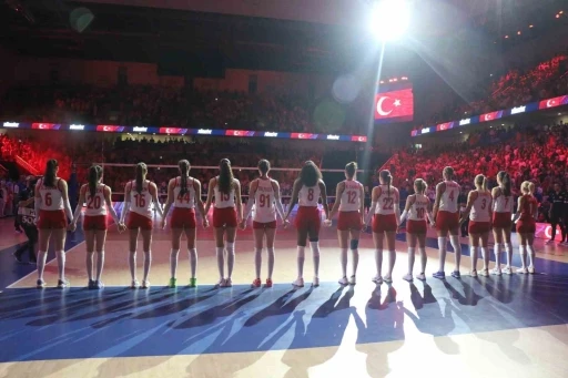 A Milli Kadın Voleybol Takımı, Bel&ccedil;ika&rsquo;yı 3-0 mağlup etti
