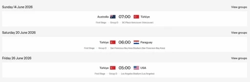 A Milli Takım&rsquo;ın D&uuml;nya Kupası fikst&uuml;r&uuml;nde değişiklik
