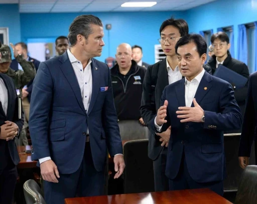 ABD Savunma Bakanı Hegseth’ten Kuzey ve Güney Kore arasındaki Silahtan Arındırılmış Bölge’ye ziyaret
