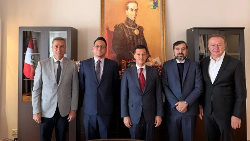 ACAR ÜNLÜ, VENEZUELA, EKVATOR VE ARJANTİN BÜYÜKELÇİLERİYLE GÖRÜŞTÜ