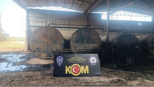 Adana&rsquo;da 115 bin litre ka&ccedil;ak akaryakıt ele ge&ccedil;irildi
