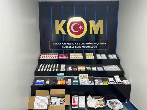 Adana&rsquo;da 3 bin 264 ka&ccedil;ak ila&ccedil; ele ge&ccedil;irildi
