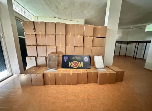 Adana’da 44 milyon TL değerinde doldurulmuş sigara ele geçirildi
