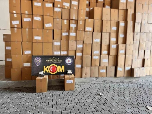 Adana’da 5 buçuk milyonluk kaçakçılık operasyonu: 5 gözaltı
