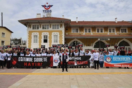 Adana&rsquo;da eğitimciler Şanlıurfa&rsquo;daki saldırıyı kınadı
