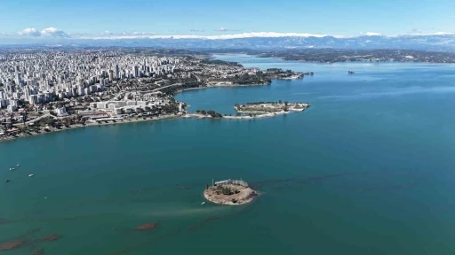 Adana&rsquo;da g&ouml;lde su seviyesi y&uuml;kseldi, Sevgi Adası yolu kayboldu
