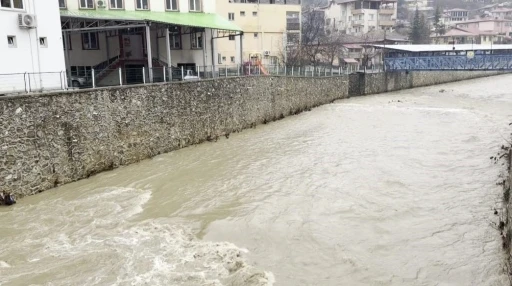 Adana&rsquo;da kuruyan dereler yağışla coşmaya başladı
