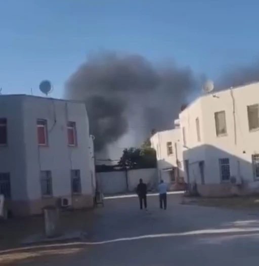 Adana’da yangın
