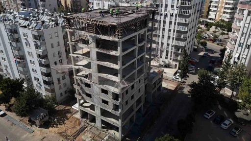 Adana’da Yerinde Dönüşüm Projesi ile inşaatlar sürüyor
