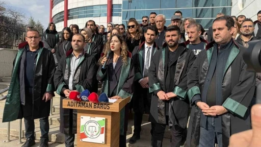 Adıyaman Barosu&rsquo;ndan avukatlara y&ouml;nelik saldırılara karşı a&ccedil;ıklama
