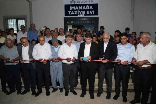 Adıyaman Belediyesi&rsquo;nden İmamağa Mahallesi&rsquo;ne taziye evi
