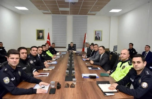 Adıyaman&rsquo;da aylık emniyet değerlendirme toplantısı yapıldı
