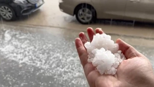 Adıyaman’da dolu yağışı etkili oldu
