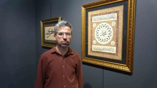 Adıyaman&rsquo;da ebru sergisi a&ccedil;ıldı
