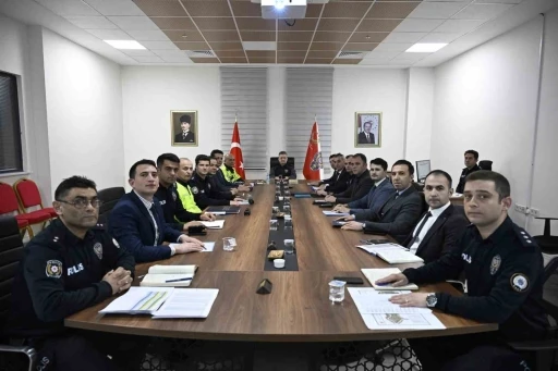 Adıyaman&rsquo;da haftalık asayiş değerlendirme toplantısı yapıldı
