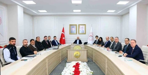 Adıyaman&rsquo;da haftalık koordinasyon toplantısı ger&ccedil;ekleştirildi
