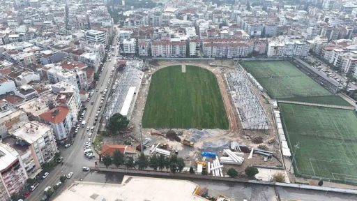 Adnan Menderes Stadyumu&rsquo;nda &ccedil;im serildi
