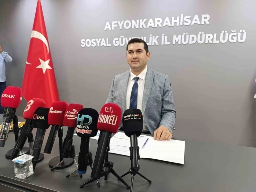 Afyonkarahisar’da 255 bin sigortalı çalışan ve 145 bine yakın emekli var
