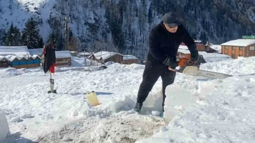 Ayder Yaylası’nda Iglo Evler Yapılmaya Başladı