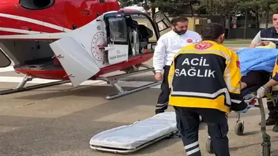 Şırnak’ta hastalar için zamanla yarış: Ambulans uçak ve helikopter peş peşe havalandı