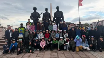 Burhaniye’de Bisiklet Turu’na 49 öğrenci katıldı