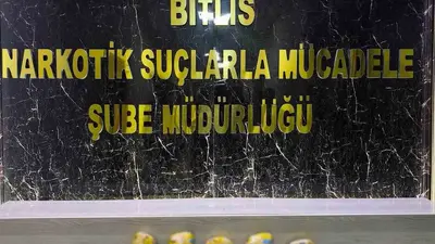 Tatvan’da 2 kilo 914 gram metamfetamin ele geçirildi