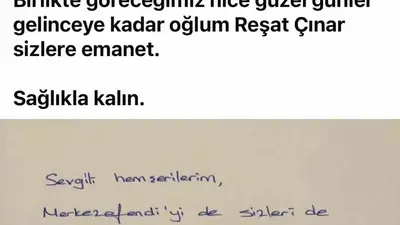 Tutuklanan Başkan Doğan’dan mesaj