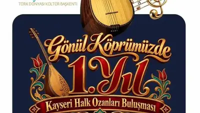 Kayseri Halk Ozanları Kültür Evi’nde ‘Gönül Köprüsünde 1. Yıl’ buluşması
