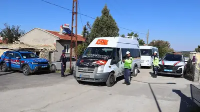 Karaman’da jandarma ekiplerinden okul çevrelerinde sıkı kontrol