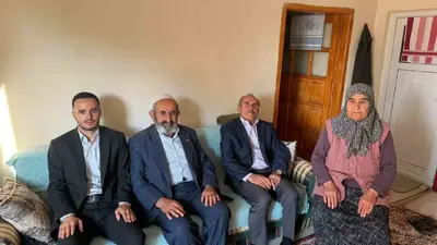 MHP’li heyetten Kuluncak’ta şehit ailelerine ziyaret