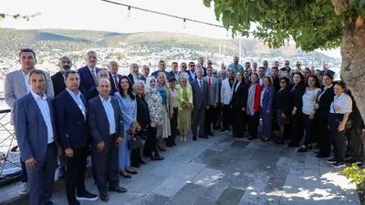 Bodrum’da 56 mahalle muhtarı için anlamlı kutlama