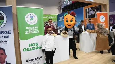 Yeşilyurt Belediyesinin tanıtım standı İstanbul’da yoğun ilgi görüyor