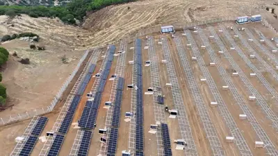Bozdoğan’da GES projesi yüzde 75 seviyesine ulaştı