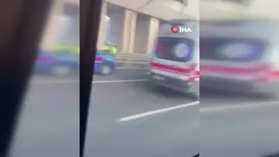 Ankara’da refüje çarpıp alev alan araçtaki kişi hayatını kaybetti