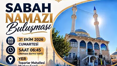 Köyceğiz’de sabah namazı buluşmaları Toparlar Merkez Camii’nde başlıyor