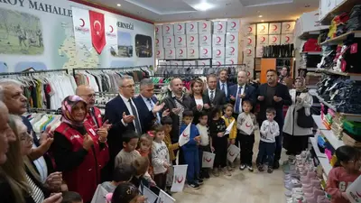 Samsun’da Kızılay’ın mağazası kışa hazır
