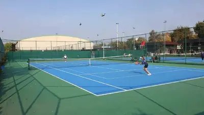 Cumhuriyet coşkusu tenis kortlarına taşındı
