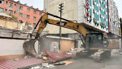 Ankara’da asayiş ve güvenlik yönünden uygun bulunmayan 3 işletme yıkıldı