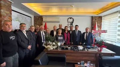 Eskişehir’deki sivil toplum kuruluşlarından İlçe Emniyet Müdürü Sivri’ye ziyaret