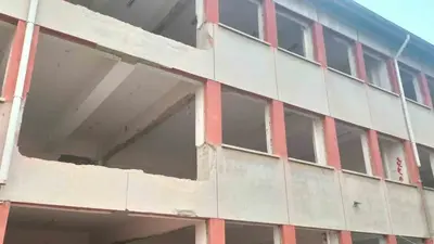 Çivril’de 44 yıllık okulda güçlendirme çalışmaları başladı